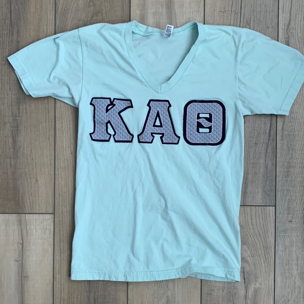 Kappa Alpha Theta stitched letter shirt, American apparel small